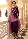 Wine Colour Latest Fancy Designer Heavy Festive Wear pyor stepal viscose Stylish Salwar Suit Collection 121